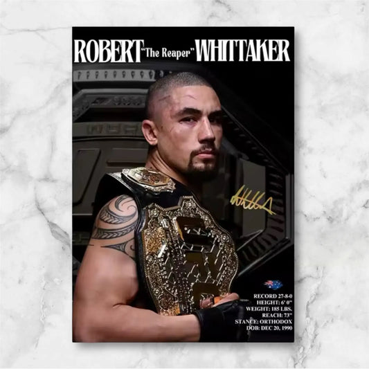 Poster de MMA Champion Robert Whittaker