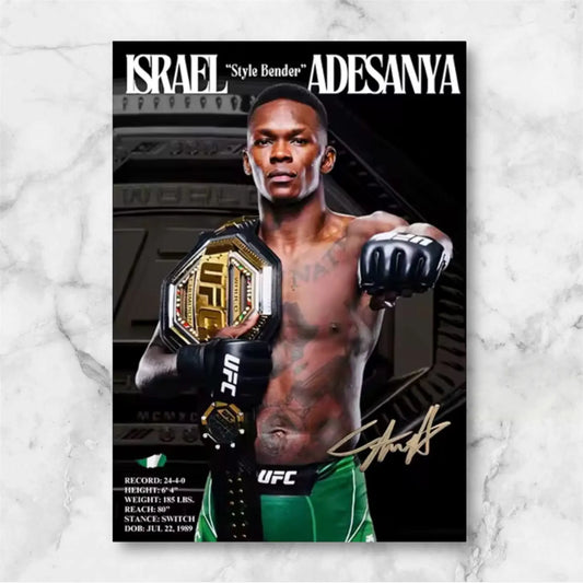 Poster de MMA Champion Israel Adesanya