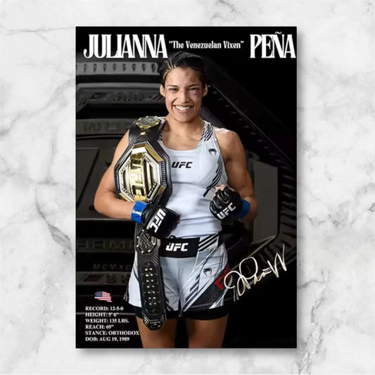 Poster de MMA Champion Julianna Peña