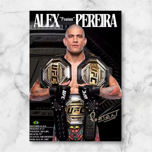 Poster de MMA Champion Alex Peirera