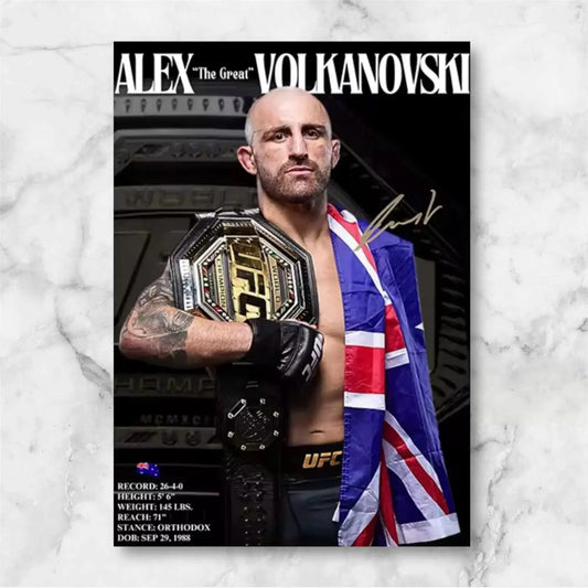 Poster de MMA Champion Alex Volkanowski