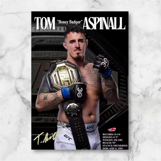 Poster de MMA Champion Tom Aspinall