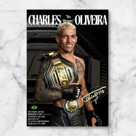 Poster de MMA Champion Charles Olivira